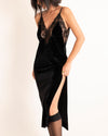 Vestido/Camisola em veludo - Slip