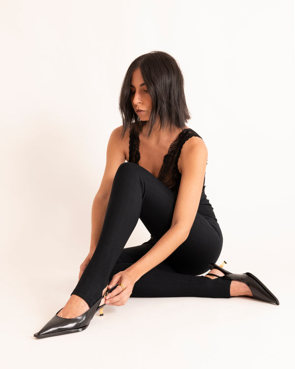 Macacão/Legging cintura alta com pézinho - Jazz