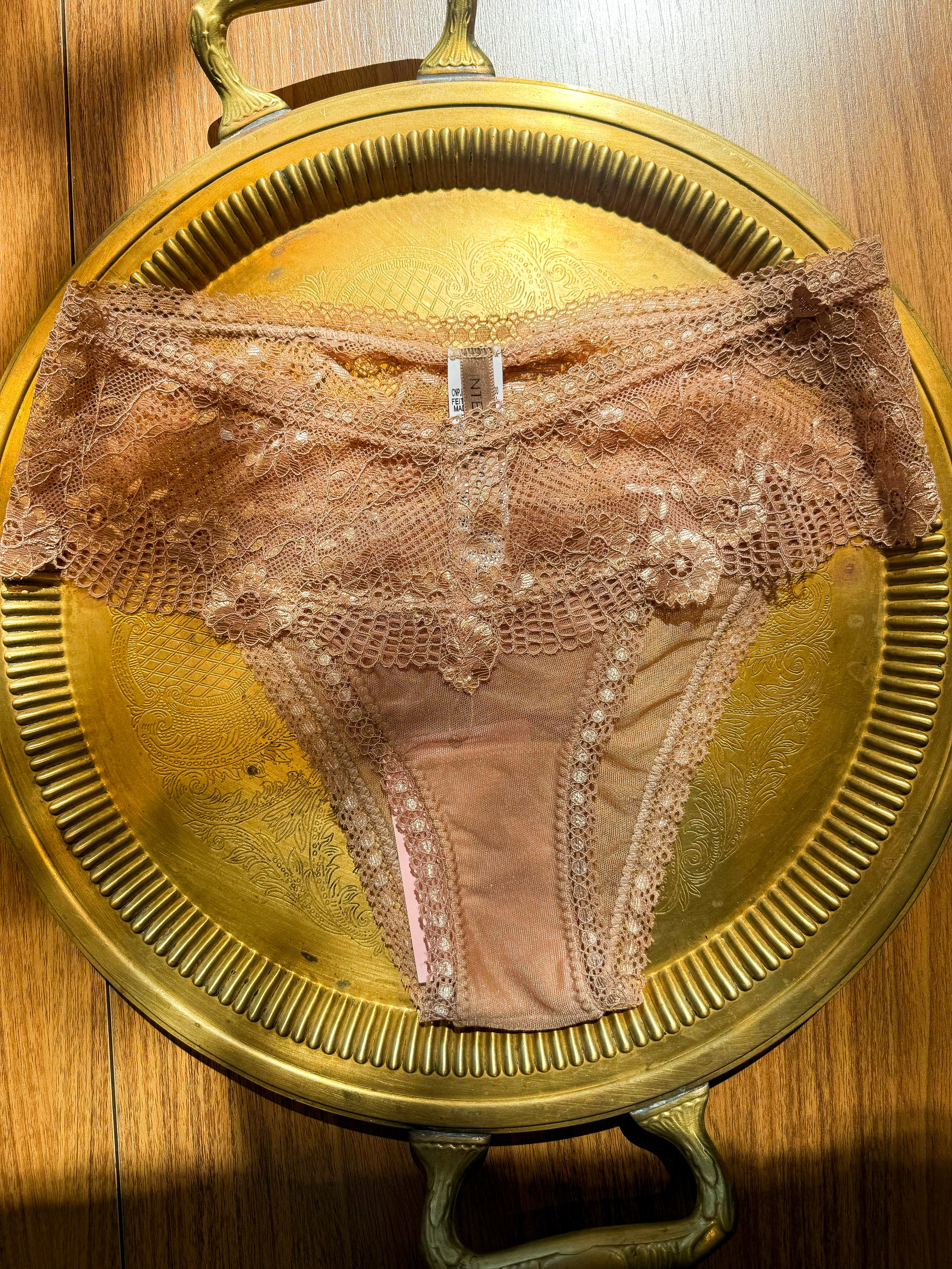 Calcinha em tule e renda - Julia