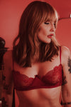 Top com aro em tule e renda - Monroe