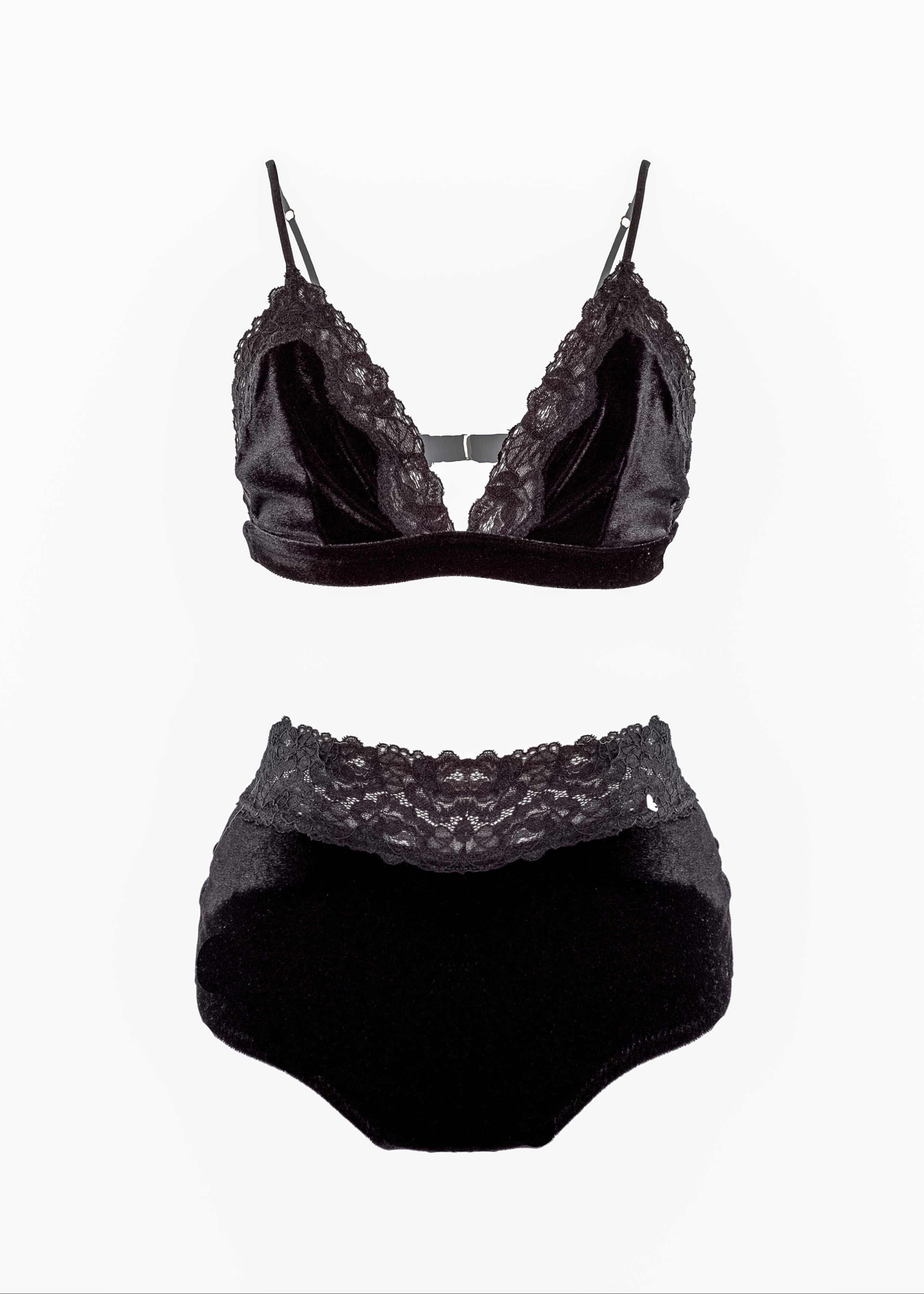 Calcinha cintura alta em veludo - Hot Panty Velvet
