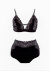 Calcinha cintura alta em veludo - Hot Panty Velvet