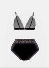 Calcinha cintura alta em veludo - Hot Panty Velvet
