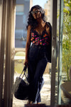 Conjunto sleepwear floral em seda - Ju