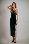 Vestido/Camisola em veludo - Slip