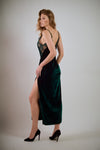Vestido/Camisola em veludo - Slip