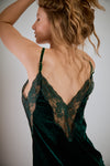 Vestido/Camisola em veludo - Slip
