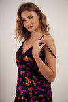 Conjunto sleepwear floral em seda - Ju