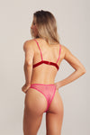 Conjunto em tule com aplicação em veludo - May Coração