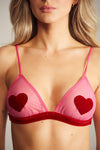 Conjunto em tule com aplicação em veludo - May Coração