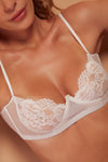 Top com aro em tule e renda - Monroe