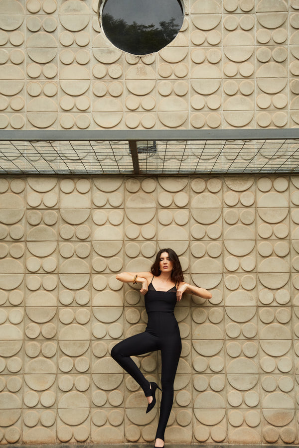 Macacão/Legging cintura alta com pézinho - Jazz