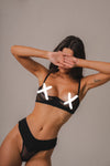 Top em malha arrastão - Free Nipple