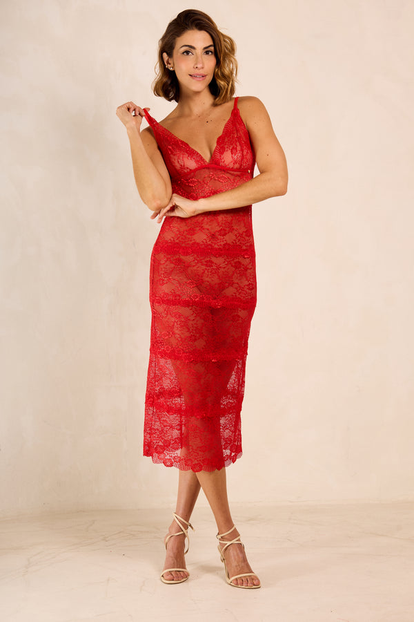 Vestido em renda - Helena