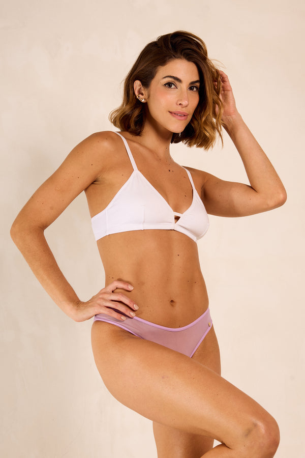 Calcinha em tule e renda - Gra